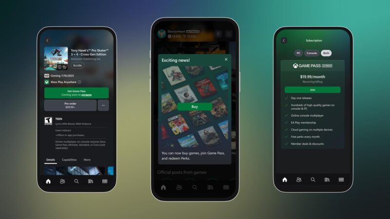 Xbox Mobile App, Stream Your Own Game auf Konsole und mehr