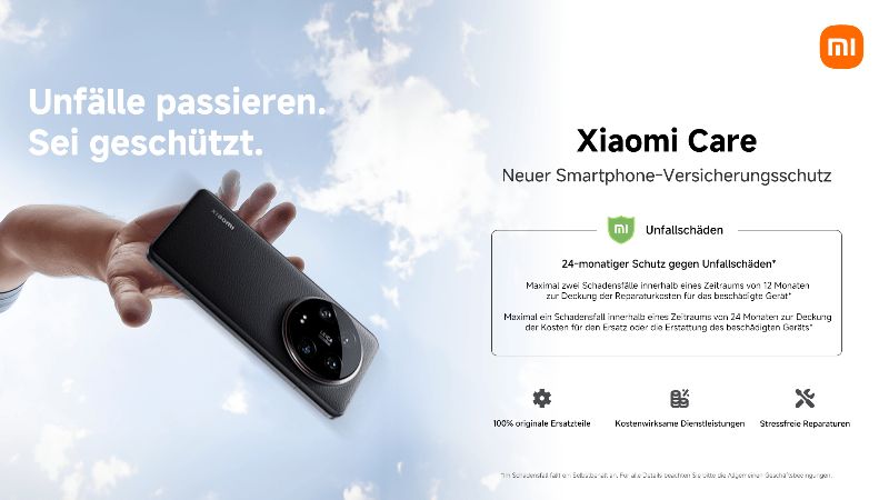 Xiaomi Care – Hervorragender Schutz für die neuesten Xiaomi Smartphones