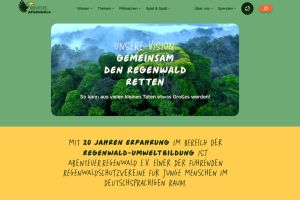 Zum 20. Geburtstag: Digitales Regenwald-Erlebnis auf neuer Webseite