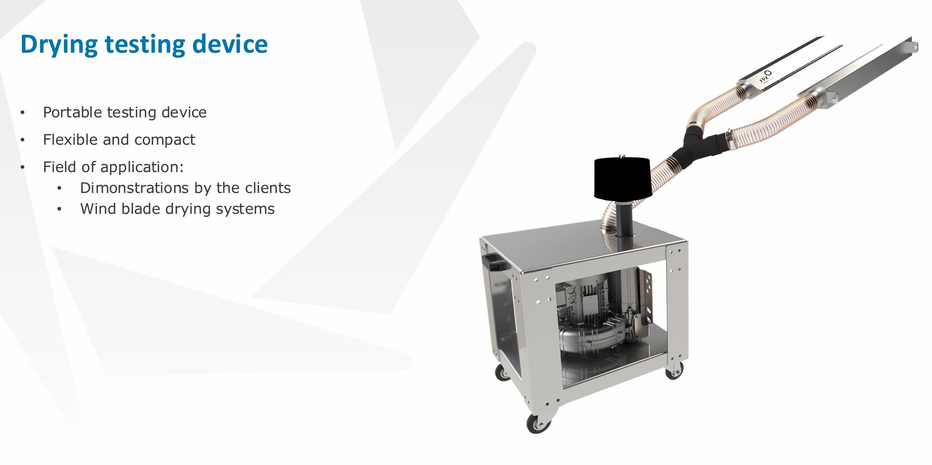 Zuverlässige Druckluftförderung für mobile Trocknungssysteme mit kompaktem Seitenkanalverdichter