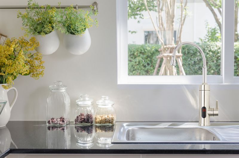 Rosenstein & Söhne Wasserhahn Mit Heizung 2er-Set - Sofort Heißes Wasser Ohne Anschluss