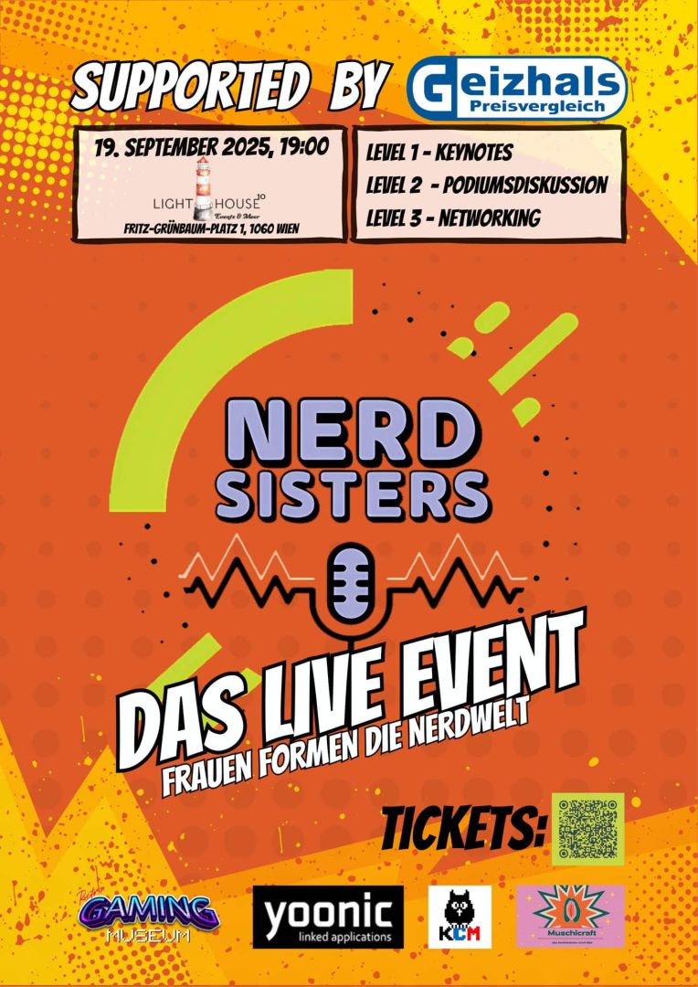 [BEENDET] Nerd Sisters Live: Ari lädt zum zweiten Live-Event – Gewinne 2 Tickets!