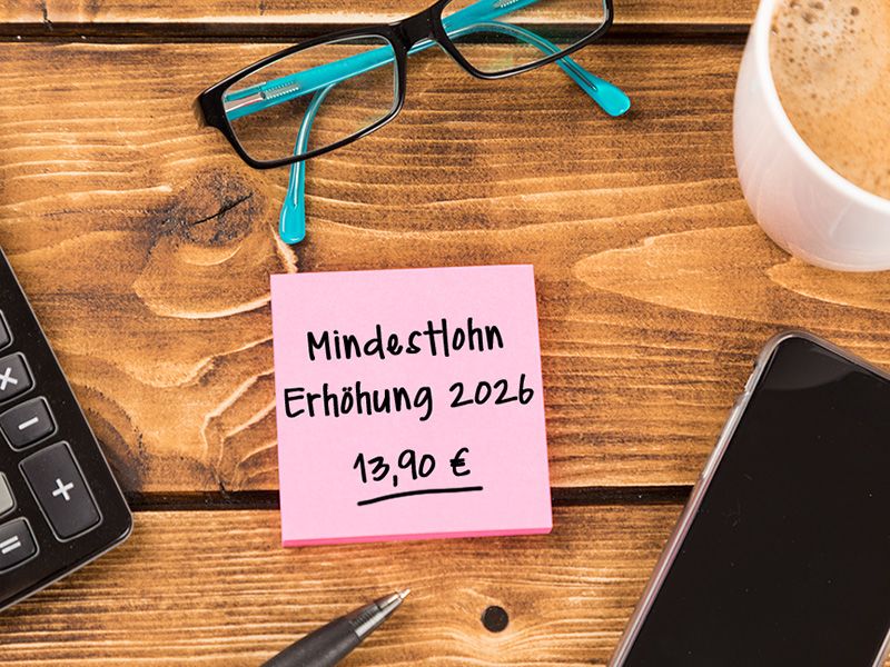 2026 werden Mindestlohn und Verdienstgrenze für Minijobs erhöht