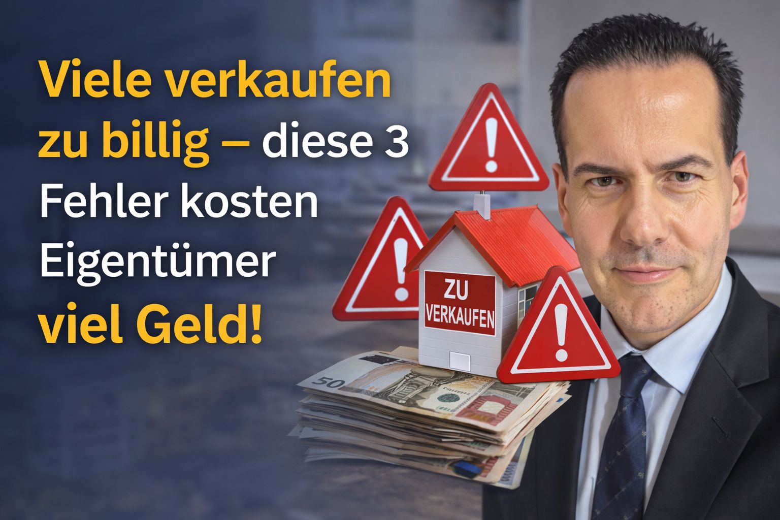 3 Fehler, die Eigentümer beim Immobilienverkauf teuer bezahlen