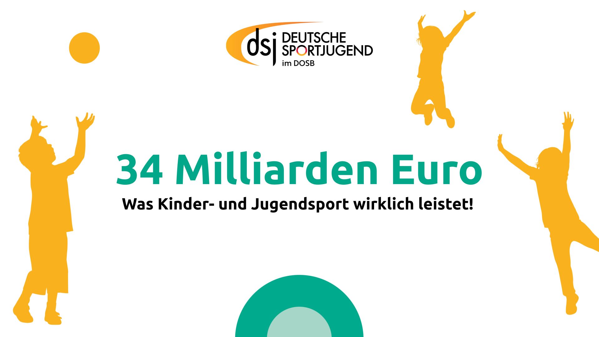 34 Milliarden Euro gesellschaftlicher Wert: Kinder- und Jugendsport ist ein zentraler Zukunftsfaktor