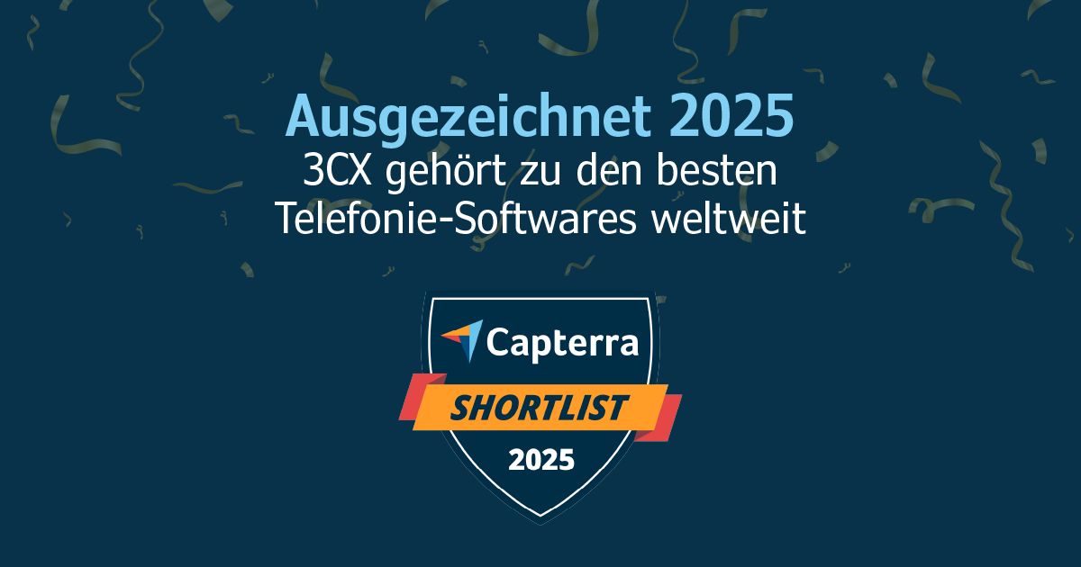 3CX erhält Gartner-Auszeichnung 2025
