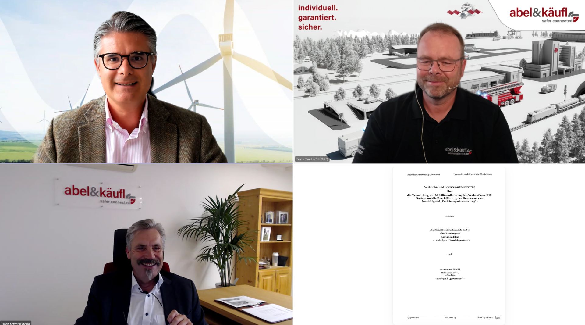 450connect und abel&käufl schließen strategische Partnerschaft für resiliente Kommunikation