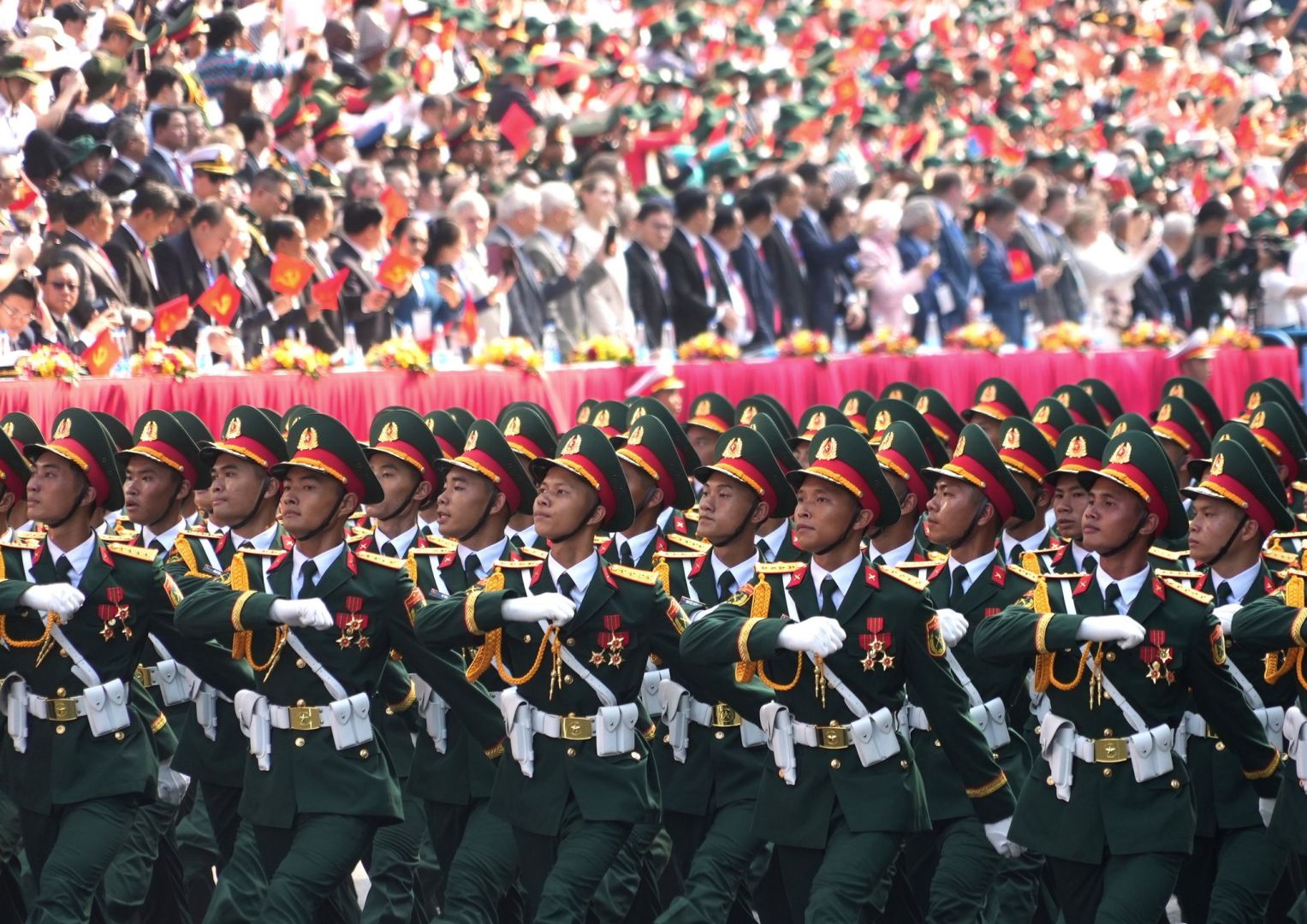 50. Jahrestag Ende des Vietnamkriegs - Militärparade