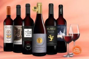 6 Flaschen Rotwein (Vinos Sommerpaket) + 2 Schott Zwiesel Gläser für 29,99€ inkl. Versand