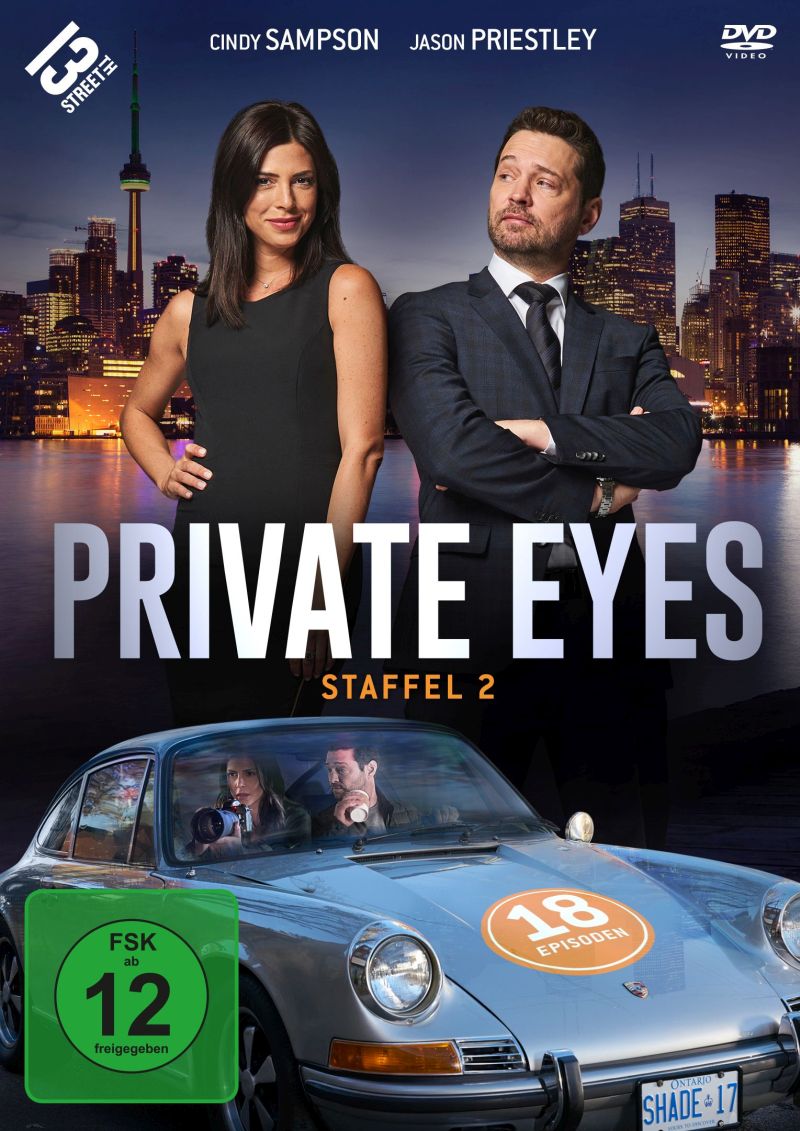 18 neue Flle der spritzigen Krimiserie Private Eyes  mit Jason Priestley und Cindy Sampson