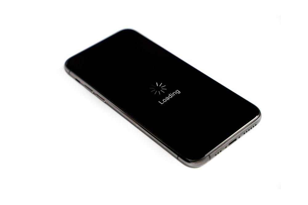 iPhone iOS17 Update bleibt auf schwarzem Bildschirm hngen