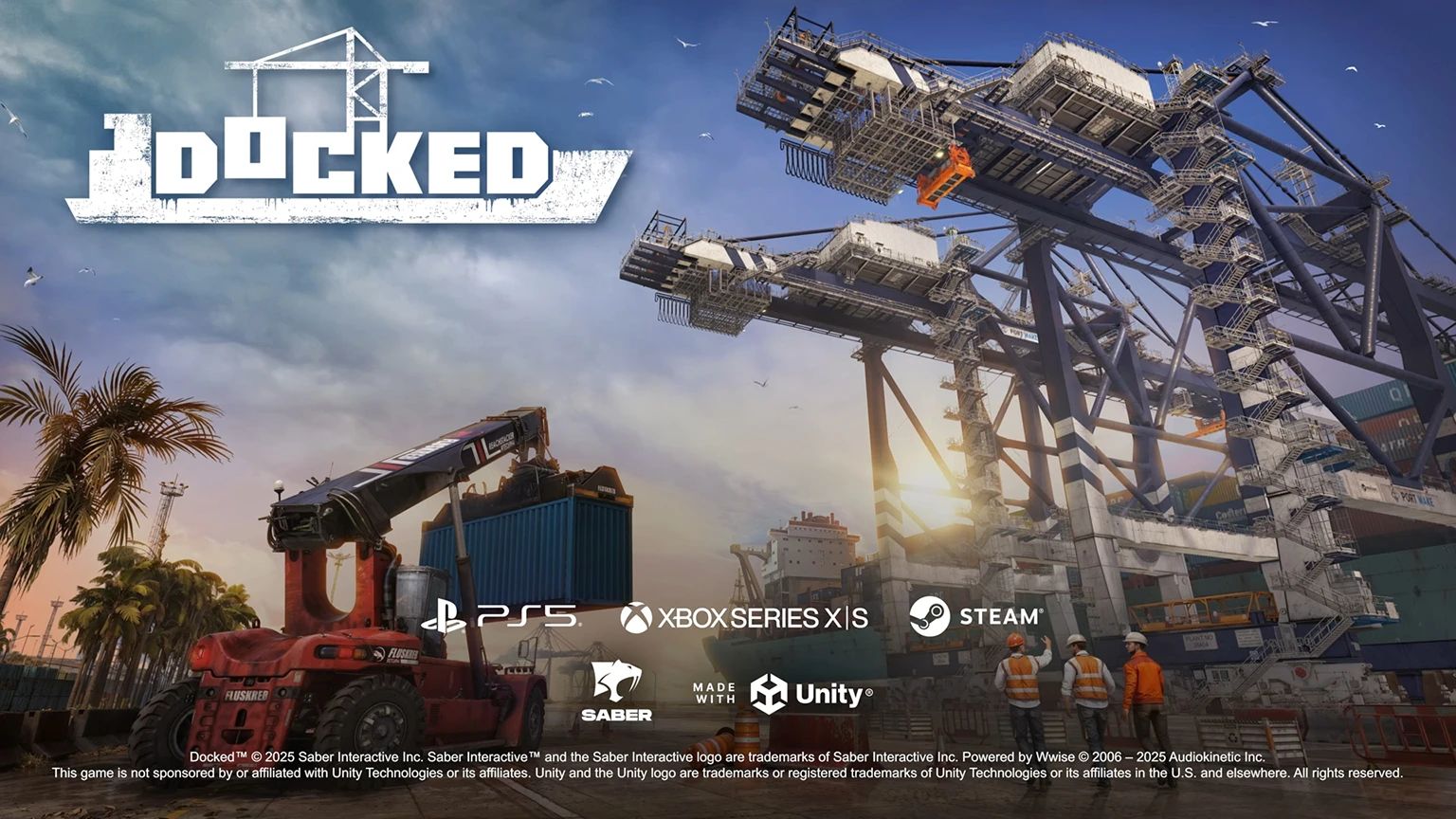 Stahl, Diesel und Träume: Docked zeigt seine acht mächtigen Hafenmaschinen zum Launch