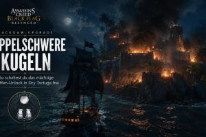 Assassin’s Creed Black Flag Resynced: Doppelschwere Kugeln für die Jackdaw Bugkanonen
