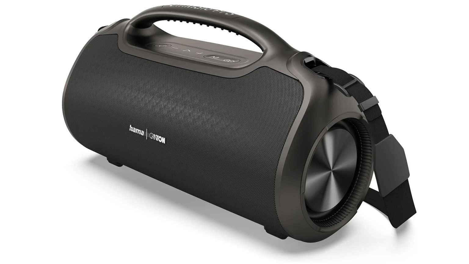 Hama UltiMate Pro: Neuer Bluetooth-Lautsprecher von Canton mit 120W, 24h Akku, IPX6 & App-Steuerung