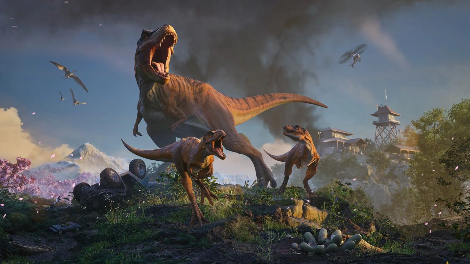 Jurassic World Evolution 3: Frontier schickt den Distortus rex in den Park und liefert damit das bislang dichteste DLC