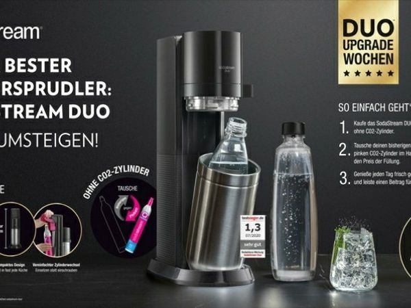 Sodastream Duo Lässt Sich Nicht Schließen SodaStream DUO – Zeit für ein Upgrade bei den DUO-Upgrade-Wochen