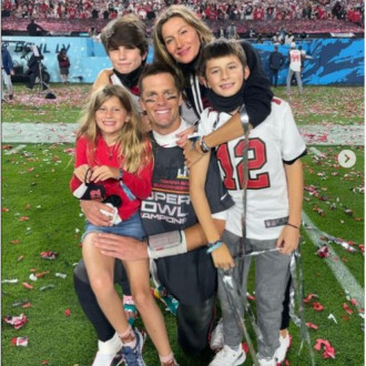 Tom Brady, Gisele Bündchen und ihre Kinder