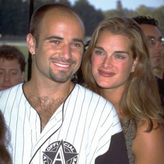 Brooke Shields und Andre Agassi