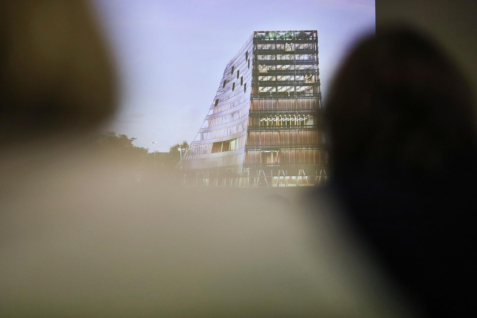 Abbildung des Siegerentwurfs des Zukunftszentrums (Archiv)