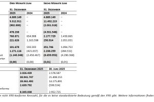 Abcourt gibt seine Finanzergebnisse für das zum 31. Dezember 2025 endende Quartal bekannt