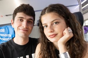 Abor und Tynna auf dem Weg nach Basel