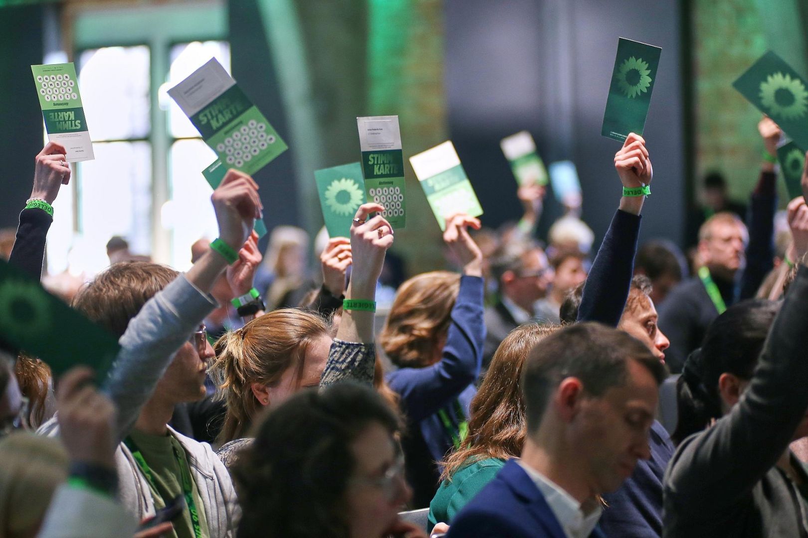Abstimmung auf Grünen-Parteitag (Archiv)