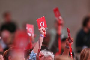 Abstimmung auf SPD-Parteitag im Juni 2025