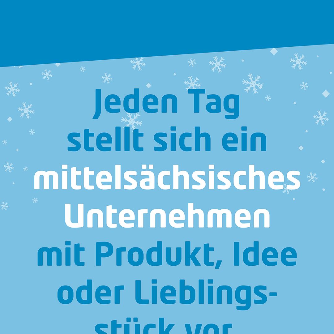 Adventskalender: Mittelsächsische Unternehmen wollen als starke Community gemeinsam Reichweite und Sichtbarkeit für sich und die Region aufbauen