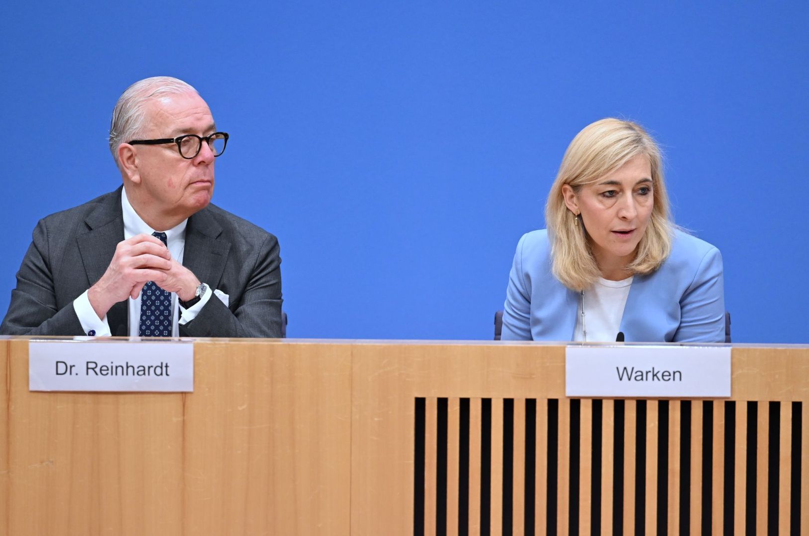 Ärztepräsident und Bundesgesundheitsministerin