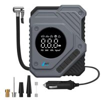 AGT 12-V-Kompressor-Luftpumpe ALP-255 mit LED-Display und LED-Licht, 150 psi