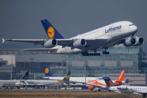 Airbus A380 der Lufthansa