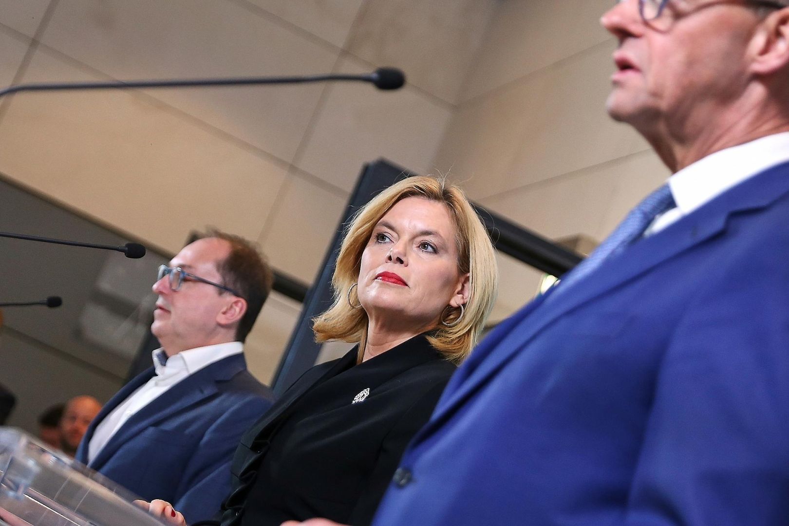 Alexander Dobrindt, Julia Klöckner und Friedrich Merz am 17.03.2025