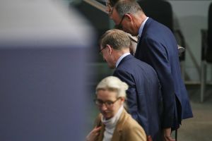 Alice Weidel, Johann Wadephul und Friedrich Merz (Archiv)