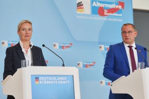 Alice Weidel und Tino Chrupalla (Archiv)