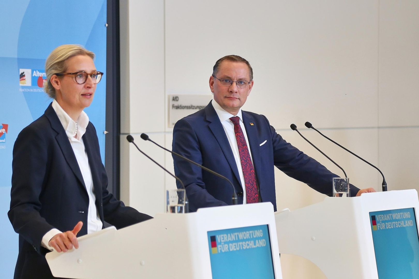 Alice Weidel und Tino Chrupalla (Archiv)