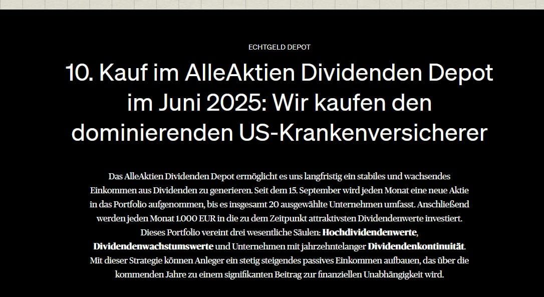 AlleAktien liefert: Wie ein Dividendenkauf zur Blaupause für Investoren wird