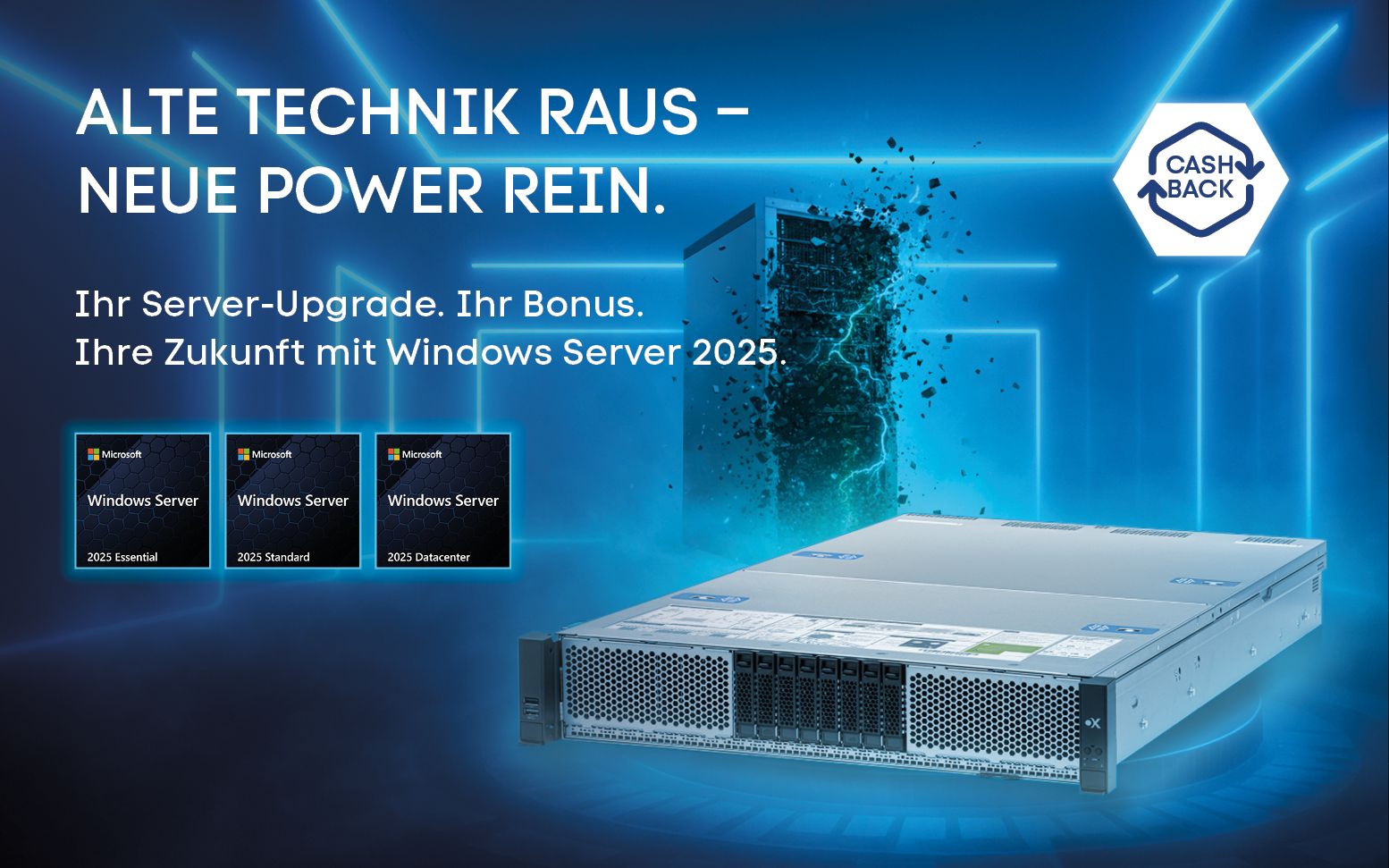 Alte Technik raus – neue Power rein.