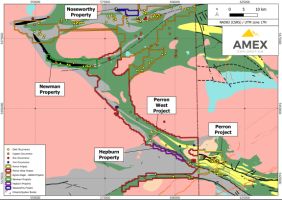 Amex Exploration erwirbt Option auf Konzessionsgebiete Newman, Noseworthy und Hepburn in Ontario