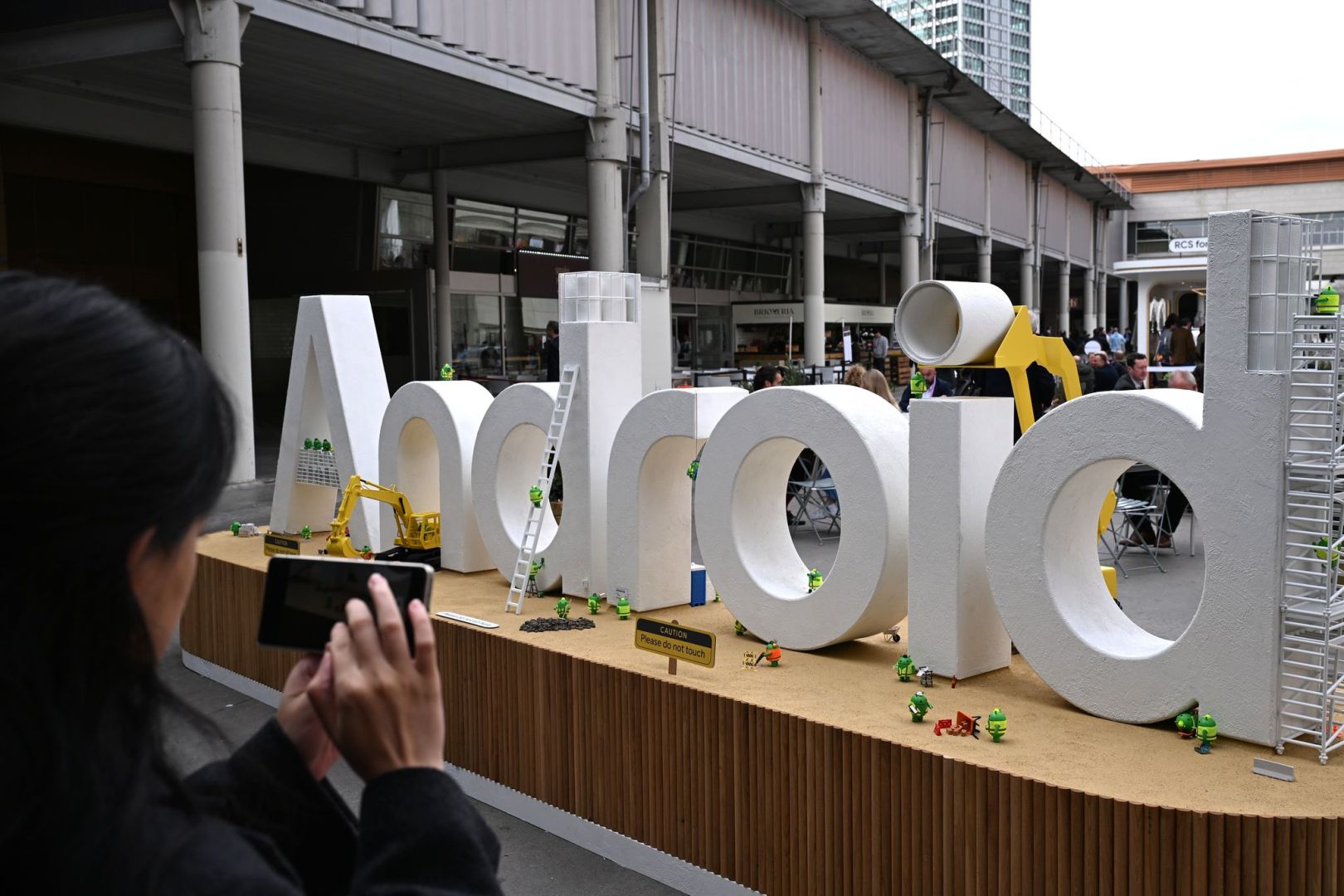Android-Messestand auf dem MWC