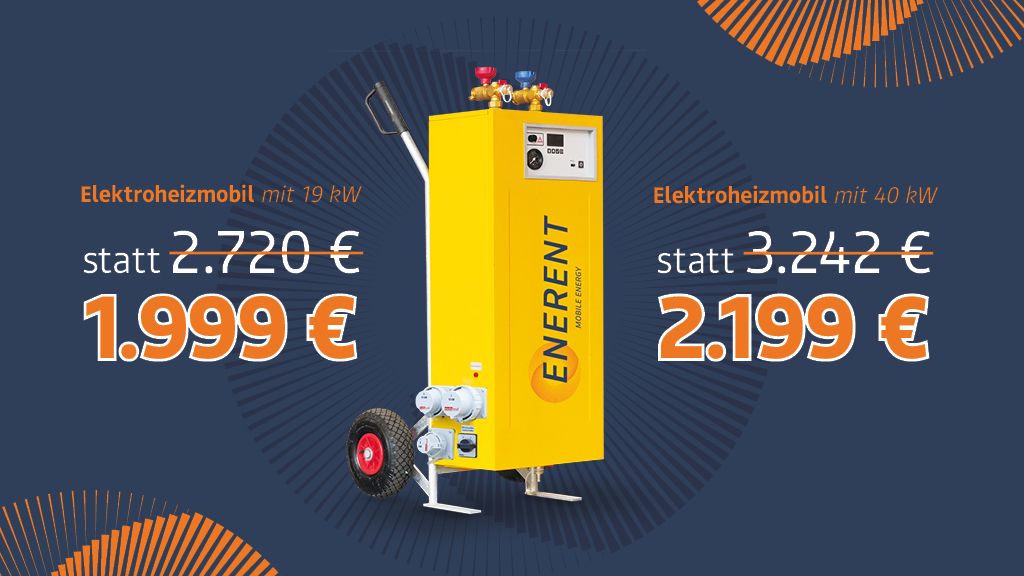Angebot zur Eröffnung unseres Standortes in Österreich - Elektroheizmobile zu absoluten Sonderpreisen