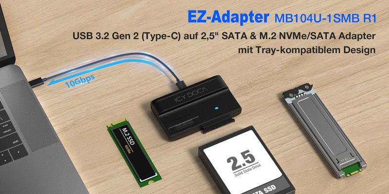 Ankündigung: EZ-Adapter MB104U-1SMB R1