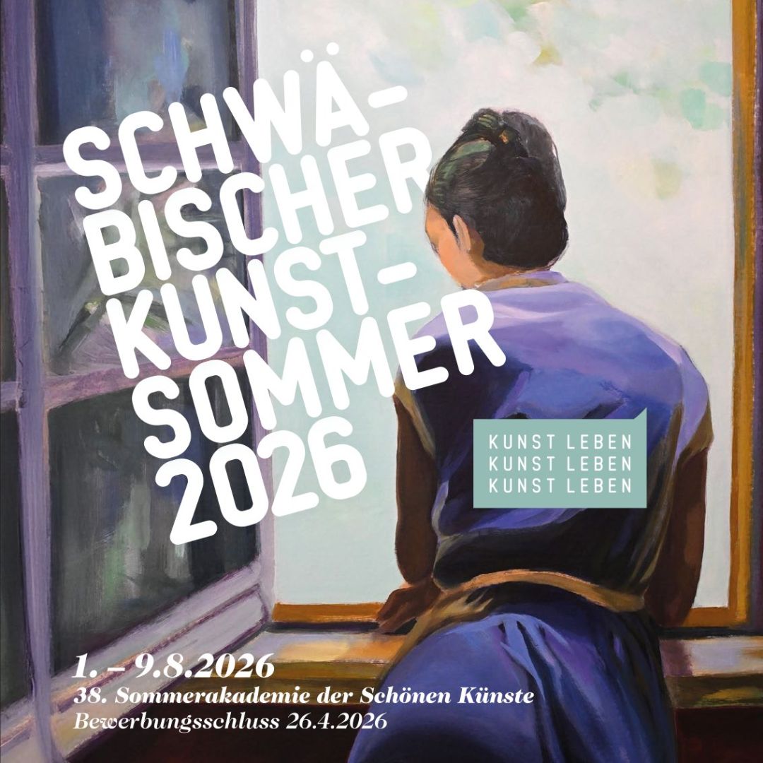 Anmeldung zum 38. Schwäbischen Kunstsommer in Kloster Irsee noch bis 26. April möglich