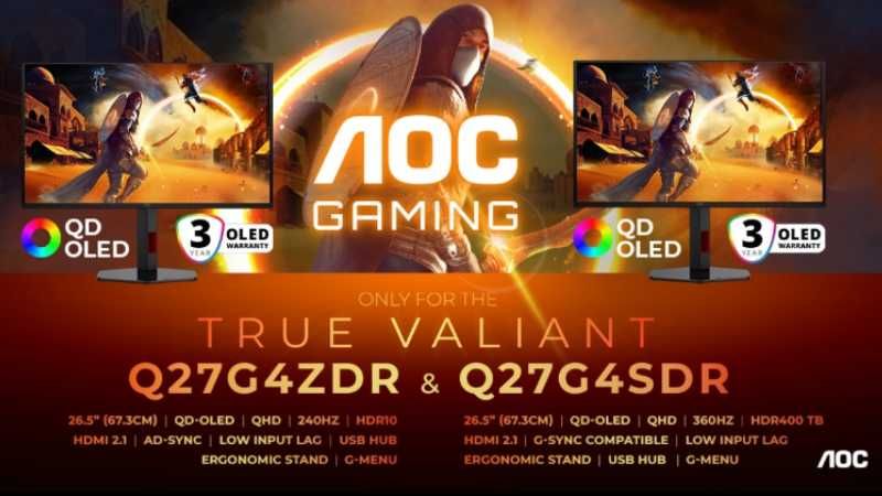 AOC GAMING – Ultimative Bildwiederholraten und Sofort-Reaktion