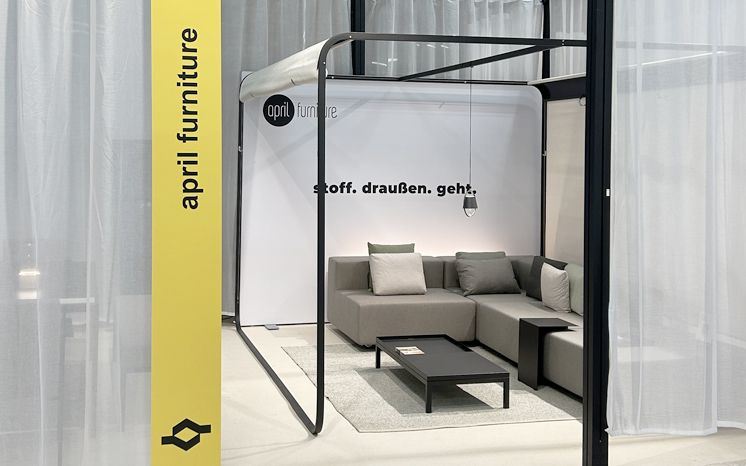 april furniture präsentiert wetterfeste Outdoor-Möbel auf der Design Nation Berlin – Architekten und Fachbesucher begeistert