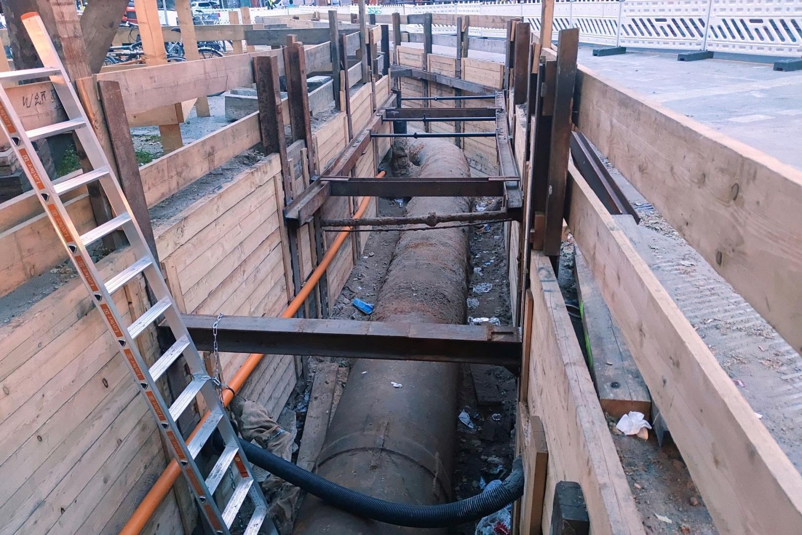 Arbeiten am Kanalnetz