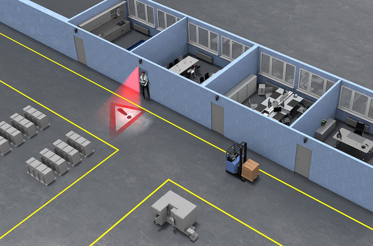 Arbeitsunfälle vermeiden: Safety Door Light sorgt mit intelligentem Warnsystem für mehr Sicherheit in Lager, Logistik und im Betrieb
