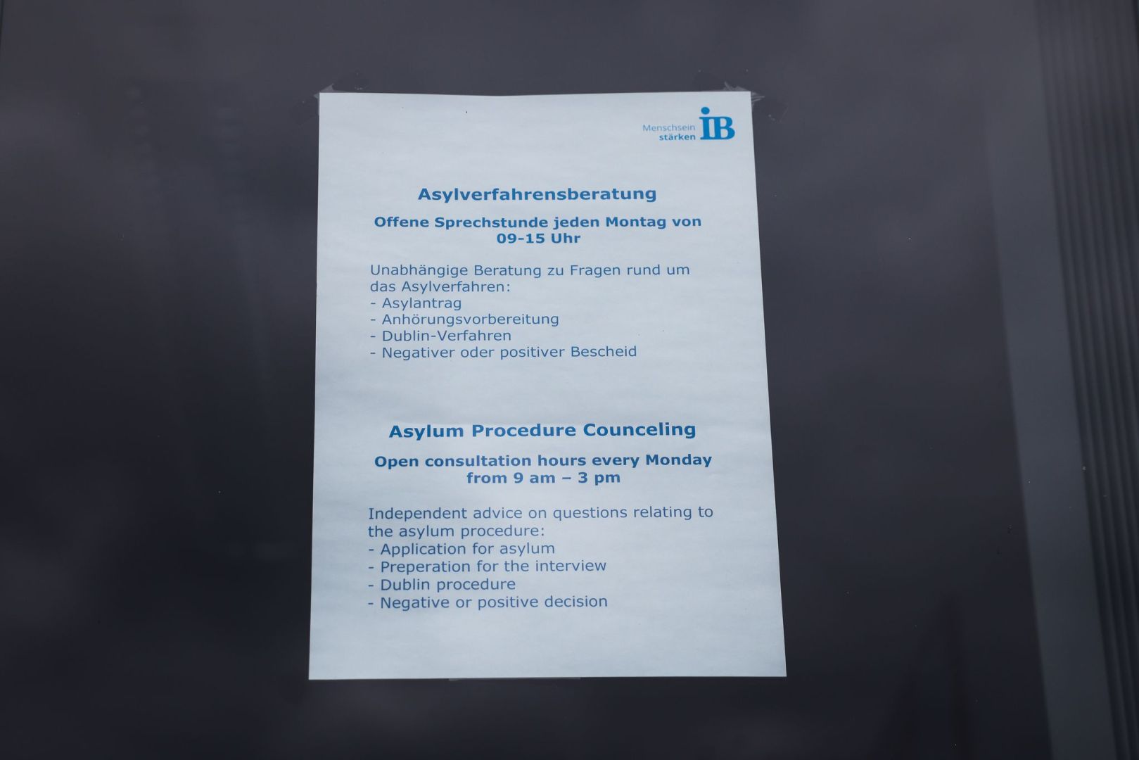 Asylverfahrensberatung