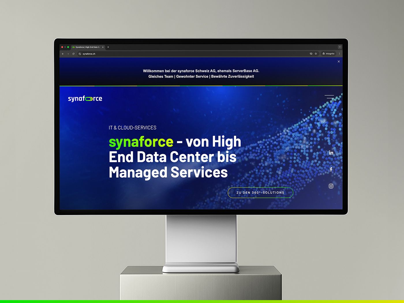 Aus der ServerBase AG wird die synaforce Schweiz AG