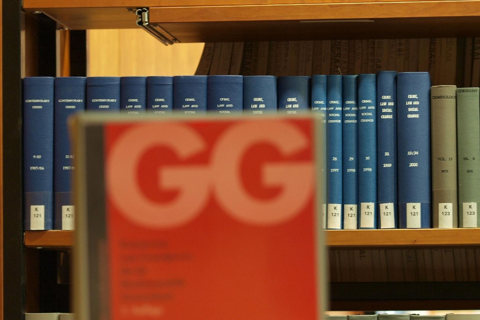 Ausgabe des Grundgesetzes in einer Bibliothek (Archiv)