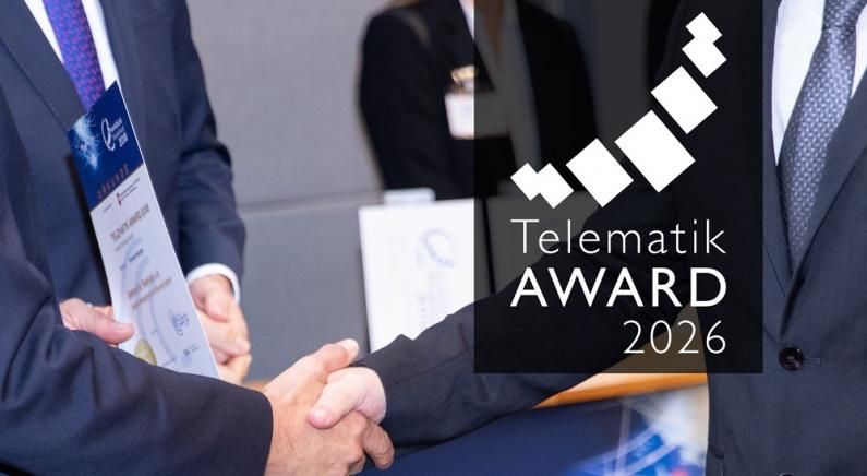 Ausschreibung für den Telematik Award 2026 eröffnet - Jetzt online Telematik-Lösungen einreichen!